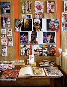 Inspiration wall for our India Collection