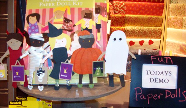 Halloween paper dolls