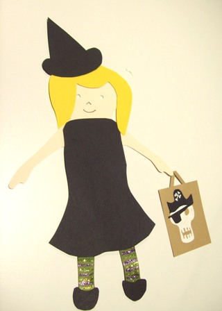 Witch paper doll
