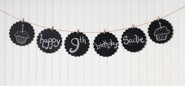 Chalkboard Banner How-To