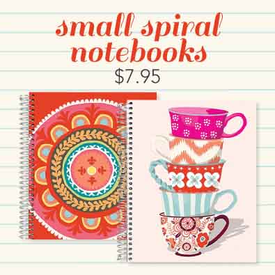 spiral notebooks