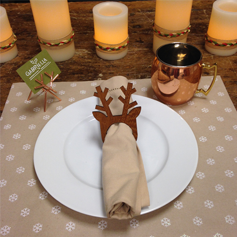 Rustic Christmas Place Setting