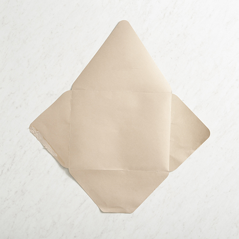 paperbag presentation envelope disassembled