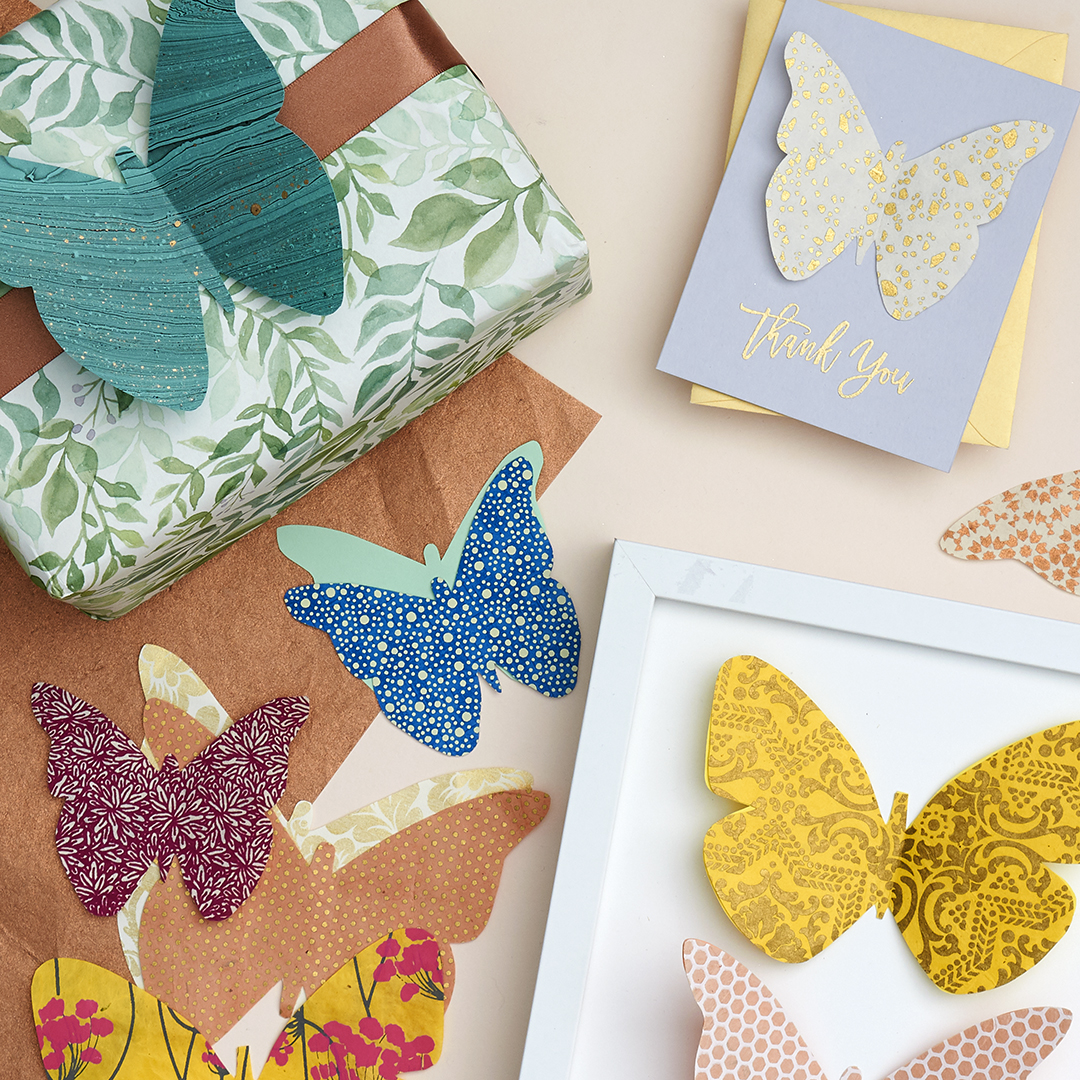 Dimensional Butterfly Stickers | Paper Source