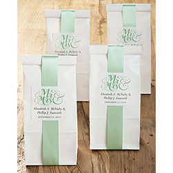 White Fold Over Treat Bags