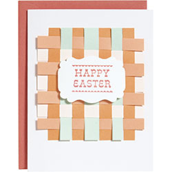 Woven Paper Easter Greeting