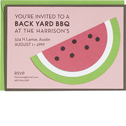 DIY Watermelon Invite