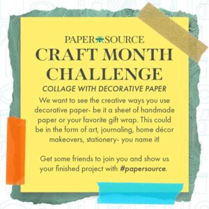 Nationwide Craft Month 2025 – Paper Supply Weblog